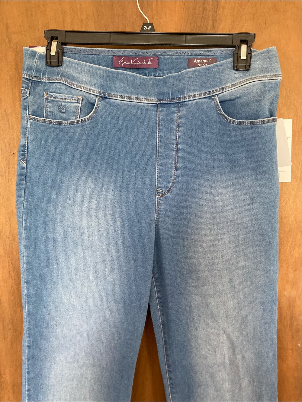 Gloria Vanderbilt Amanda pull on pant classic rise invincible stretch XL - Picture 5 of 16
